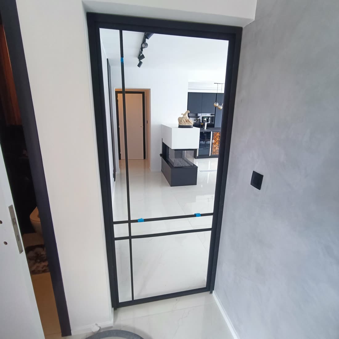 Stalen glazen binnendeur op maat — VDC Construct, Brugge