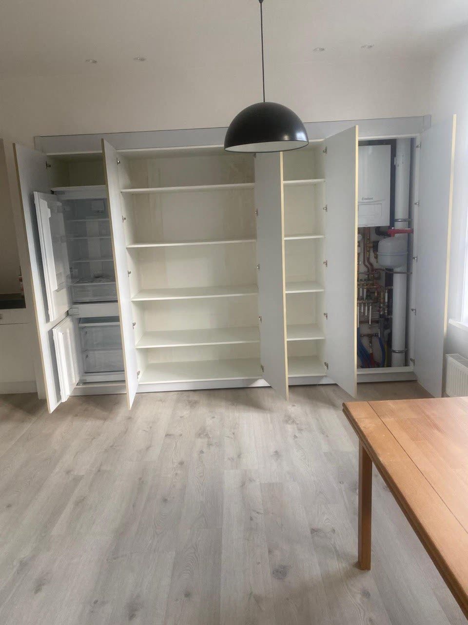 Inbouwkast op maat in massief hout — VDC Construct